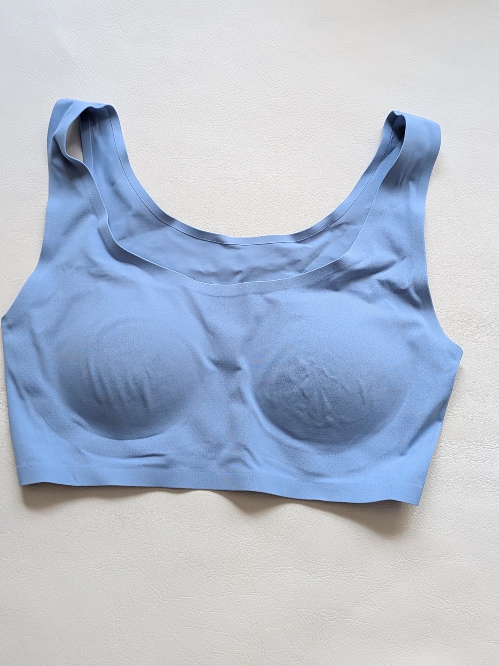 Uniqlo Sky Blue Seamless Wireless Bralette